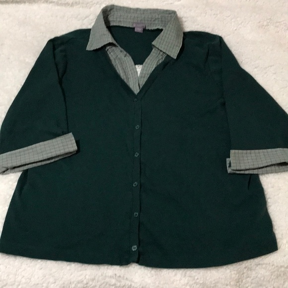 Laura Scott Women Layered Blouse - Picture 1 of 5